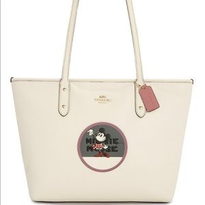 NWT Coach x Disney Minnie tote